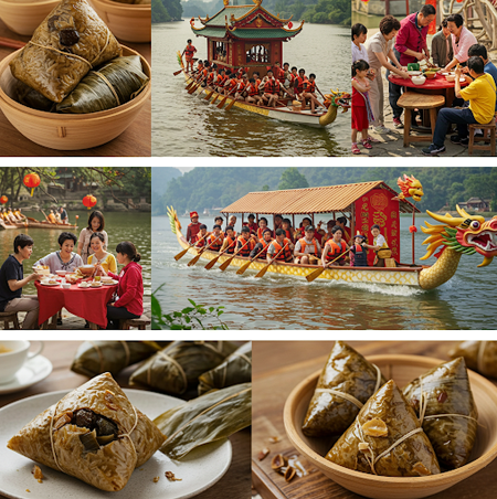 1. Eating Sticky Rice Dumplings