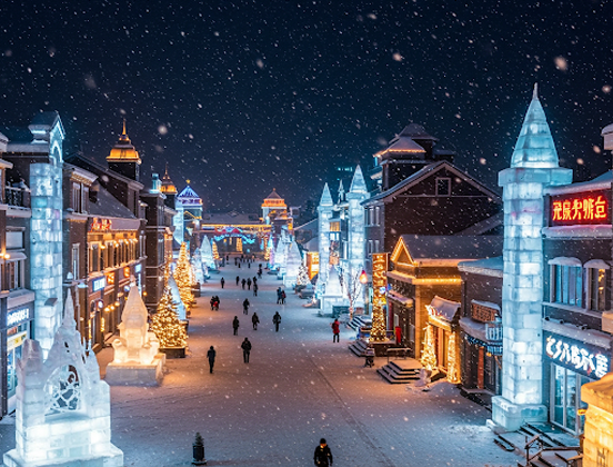 Harbin — a Fantastic White Christmas
