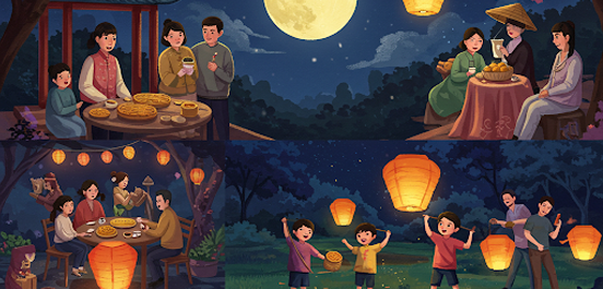 How People Celebrate Mid-Autumn Festival
